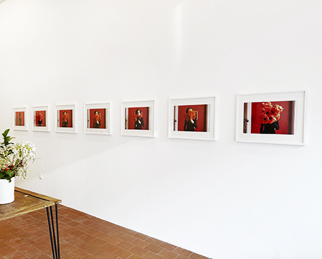 installation of exhibition Flowers exhibition of exhibition Flowers at Salut au Monde in Porto